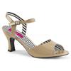 Pleaser Pink Label - JENNA09 Pumps - Pole dance shoes - Beige Product image